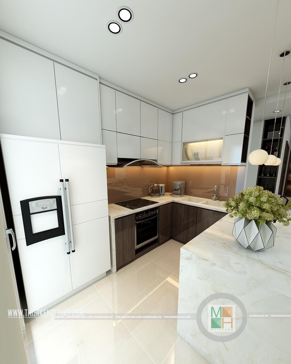 Tủ bếp acrylic có bền không?