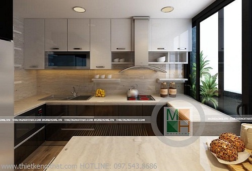 Tủ bếp acrylic có bền không?